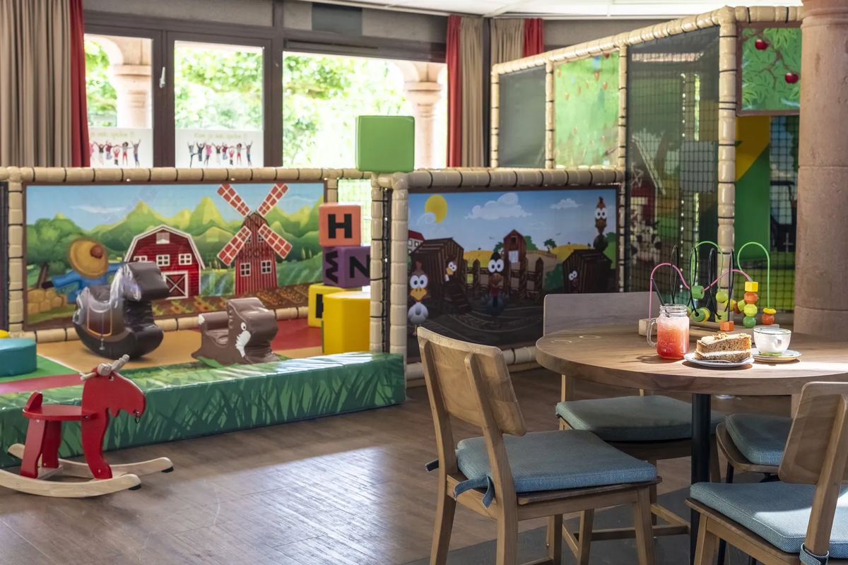 Spielecke im Restaurant
